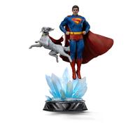 Iron studios estatua coleccionable de superman y krypto - película de