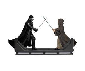 Iron Studios Estatua Vader vs OBI-WAN Kenobi Star Wars Art Scale 1/10 | Estatua de colección pintada a mano, licencia oficial, 23,35 cm de altura