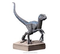 Iron Studios Jurassic World Icons - Estatua de Velociraptor Blue 9 cm