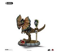 Iron studios minico dilophosaurus - jurassic park pvc multicolor 6' pu
