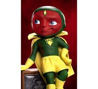 Iron Studios - MiniCo Figurines: Wandavision (Vision - Halloween) Figure One Siz