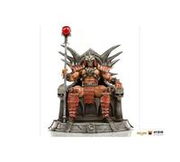 Iron Studios- Mortal Kombat Estatua de Lujo de Shao Kahn 1:10, Multicolor (IS313437)