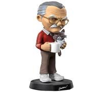 Iron Studios Stan Lee Figura Mini Co. PVC Stan Lee con Grumpy Cat 14 cm