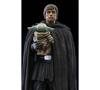 IRON STUDIOS - Luke Skywalker y Grogu BDS Art Scale 1/10 - Star Wars The Mandalo