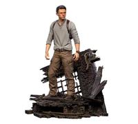 Iron Studios- Uncharted Movie Nathan Drake DLX 1/10 Estatuas, Multicolor (83991)