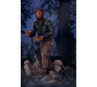 Iron Studios- Universal Monsters Wolf Man DLX 1/10 ST Estatuas, Multicolor, 1:10