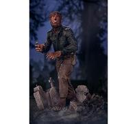 Iron Studios- Universal Monsters Wolf Man DLX 1/10 ST Estatuas, Multicolor, 1:10