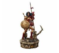 Iron Studios Wonder Woman Unleashed - Figura Decorativa (30 cm, 1/10 cm), diseño de bds