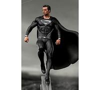 Iron Studios Zack Snyder's Justice League 1/10 Art Scale Superman Black Suit - Figura Decorativa (30 cm), Color Negro