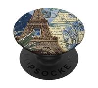 Iron Tower Newspaper Stamp PopSockets PopGrip Adhesivo