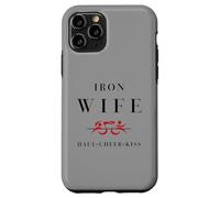 Iron Tri Sherpa Wife Triatlón - Haul Cheer Kiss Triathlete Carcasa para iPhone 11 Pro