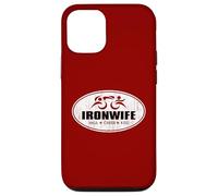 Iron Tri Sherpa Wife Triatlón - Haul Cheer Kiss Triathlete Carcasa para iPhone 12/12 Pro