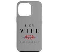 Iron Tri Sherpa Wife Triatlón - Haul Cheer Kiss Triathlete Carcasa para iPhone 13 Pro