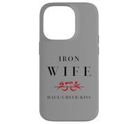 Iron Tri Sherpa Wife Triatlón - Haul Cheer Kiss Triathlete Carcasa para iPhone 14 Pro