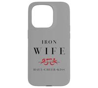 Iron Tri Sherpa Wife Triatlón - Haul Cheer Kiss Triathlete Carcasa para iPhone 15 Pro