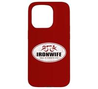 Iron Tri Sherpa Wife Triatlón - Haul Cheer Kiss Triathlete Carcasa para iPhone 15 Pro