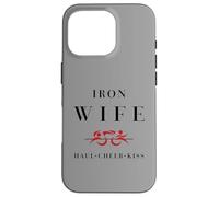 Iron Tri Sherpa Wife Triatlón - Haul Cheer Kiss Triathlete Carcasa para iPhone 16 Pro