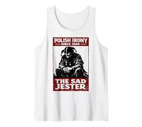 Ironía polaca Desde 1500 - El diseño histórico del bufón Triste Camiseta sin Mangas