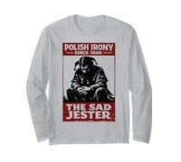 Ironía polaca Desde 1500 - El diseño histórico del bufón Triste Manga Larga