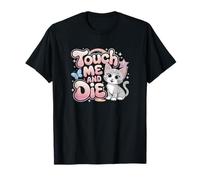 Ironic Cat Edgy Dont Touch Me Camiseta