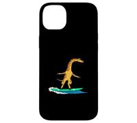 Ironic Giraffe Surfer - Tabla de surf navideña Carcasa para iPhone 14 Plus