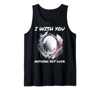 Ironic I Wish You Nothing But Bad Luck Espejo Roto Camiseta sin Mangas