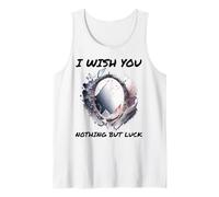 Ironic I Wish You Nothing But Bad Luck Espejo Roto Camiseta sin Mangas