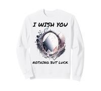 Ironic I Wish You Nothing But Bad Luck Espejo Roto Sudadera