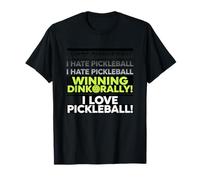 Irónico Jugador de Pickleball Aficionado a Beber un Tiro Camiseta