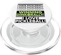 Irónico Jugador de Pickleball Aficionado a Beber un Tiro PopSockets PopGrip para MagSafe