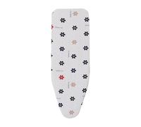 Ironing Board Cover - 5 mm Heatproof Padding, 100 x 39 cm Standard Iron Board Pad with Elastic Edge, Heat-Insulating Cotton Fleece Mat, Scorch and Stain-Resistant for Table, Countertop, Pressing