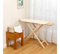 Ironing Board Cover Large,Tabla De Planchar Profesional De Madera, Tabla De Planchar De Madera Maciza, Mesa De Soporte Plegable for Mesa De Planchar, Ajuste De Altura De 3 Niveles Y Mesa De Planchar C