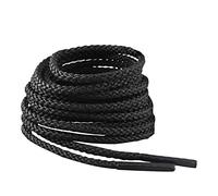 IRONLACE Cordones redondos para botas clásicos, irrompibles y extra resistentes, cordones para zapatos, fabricados con fibras de para-aramida 100% avanzadas, 1 par, marrón o negro, varias longitudes