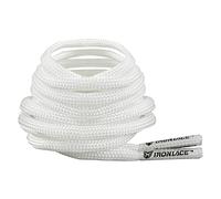 IRONLACE Paracord 550, lacci, lacci delle scarpe, corridori, escursionisti, stivali, scarpe casual, 1 paio, più colori e lunghezze, Bianco - 45 Inches - 114 cm