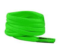 IRONLACE Paracord 550, lacci, lacci delle scarpe, corridori, escursionisti, stivali, scarpe casual, 1 paio, più colori e lunghezze, Verde Neon - 54 Inches - 137 cm