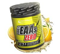 IronMaxx 100% EAAs Cero - Té Helado Limón bote de 500g | polvo de EAA, vegano y sin azúcares con todos los 8 aminoácidos esenciales | sabor afrutado, sin conservantes
