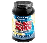 IronMaxx 100% Proteína de suero en polvo - Yogur de Plátano bolsa de 900g | proteína en polvo a base de proteína de suero de leche reducida en azúcar, soluble en agua | muchos sabores diferentes