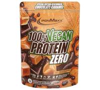 IronMaxx 100% Vegano Protein Zero - Chocolate-Caramelo 500g | Proteína en polvo sin azúcar y rica en proteínas elaborada con 4 componentes | Proteína vegana en polvo sin aspartamo