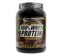 IronMaxx 100% Whey Protein 900 g - Proteína de Suero en Polvo Sabor Cacao Puro Negro | Con BCAA | Fácil Disolución | Batido de Proteínas para Fitness y Recuperación Muscular