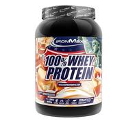 IronMaxx 100% Whey Protein 900g - New York Cheesecake Style - Batido alto en proteínas con BCAAs y EAAs para entrenamiento muscular y fitness