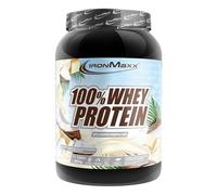 IronMaxx 100% Whey Protein 900g - White Choc Coconut - Batido alto en proteínas con BCAAs y EAAs para entrenamiento muscular y fitness