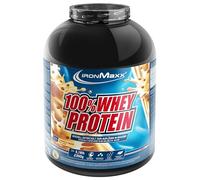 IronMaxx 100% Whey Protein Galletas y Crema 2350 g | Proteína de Suero en Polvo | Con BCAA y EAA | Alto Contenido en Proteínas | Bajo en Azúcar | Batido Cremoso
