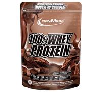 IronMaxx 100% Whey Protein Polvo - Mousse au Chocolat 500g Bolsa | Proteína de suero de leche reducida en azúcar y soluble en agua | Disponible en muchos sabores diferentes