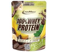 IronMaxx 100% Whey Protein Polvo - Plátano Chocolate 500g Bolsa | Proteína de suero de leche reducida en azúcar y soluble en agua | Disponible en muchos sabores diferentes