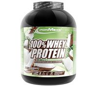 IronMaxx 100% Whey Protein Powder - Pistacho y coco en lata 2350g | proteína de suero en polvo hidrosoluble con bajo contenido de azúcar | muchos sabores diferentes