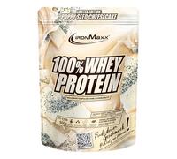 IronMaxx 100% Whey Protein Pulver 500g - Poppy Seed Cheesecake | Cremiger Eiweißshake mit BCAAs & EAAs | High Protein, Low Carb, Zuckerarm | Muskelaufbau & Fitness