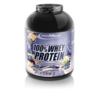 IronMaxx 100% Whey Protein Tarta de Queso con Arándanos 2350 g | Proteína de Suero en Polvo | Con BCAA y EAA | Alto Contenido en Proteínas | Bajo en Azúcar | Batido Cremoso