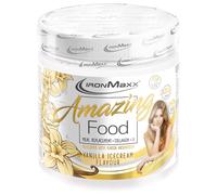 IronMaxx Amazing Food Sustitutivo de Comida - Vanilla Ice Cream 330 g | Con colágeno premium, alto en proteínas y sin gluten - en colaboración con Mariia