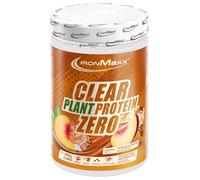 IronMaxx Clear Plant Protein Zero - Peach Ice Tea 400 g bote | Polvo proteico vegetal sin azúcar | Proteína vegana soluble en agua | Bebida deportiva refrescante sin soja
