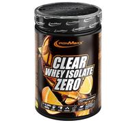 IronMaxx Clear Whey Isolate Zero - Lata Cola Naranja 400g | Aislado de proteína de suero transparente sin azúcar | Proteína transparente sin lactosa | Limonada proteica con sabor afrutado